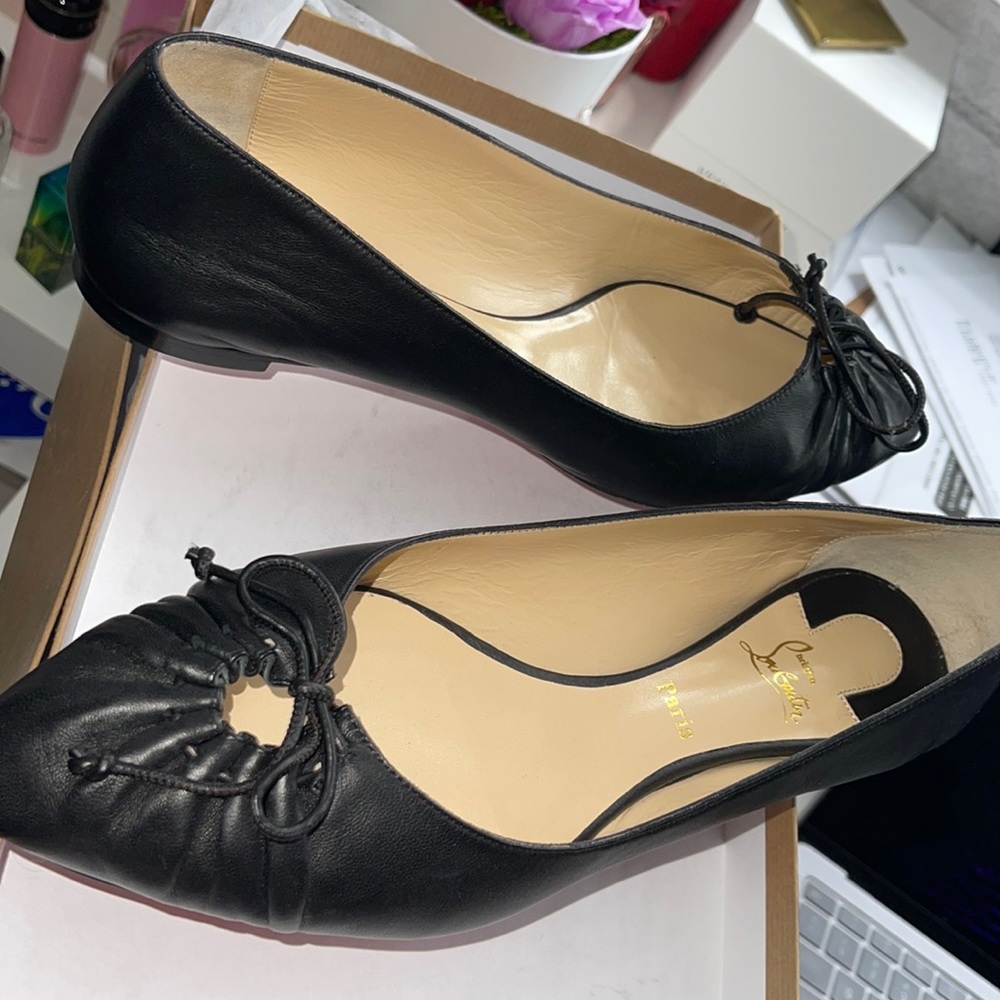 louboutin ballerina flats AUTHENTIC